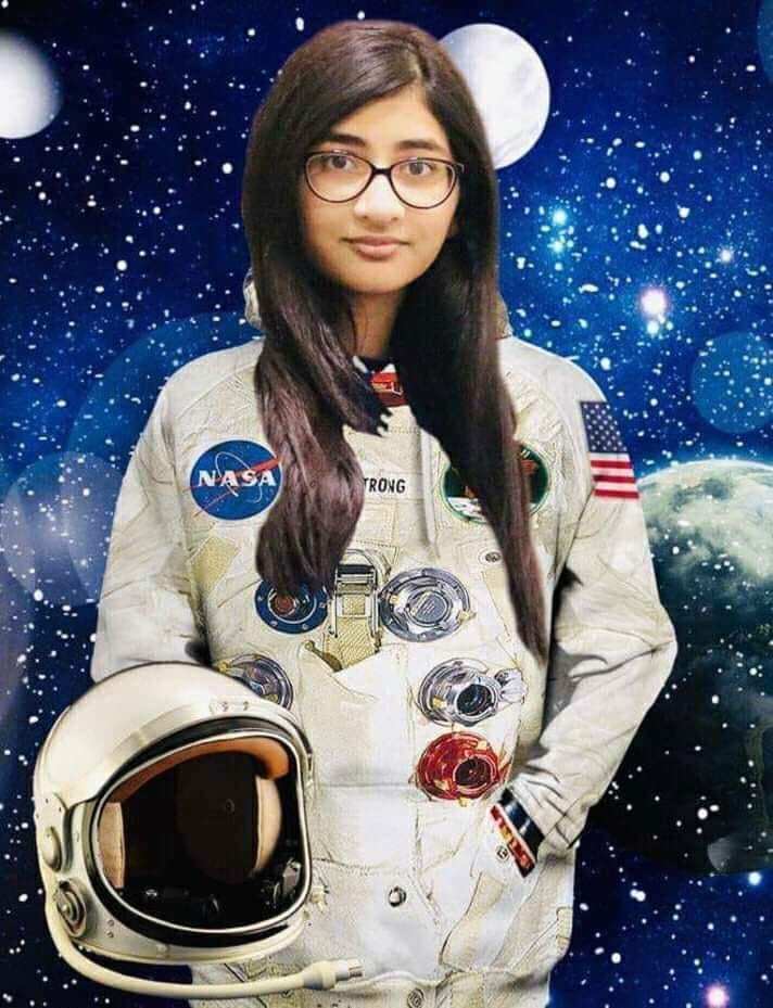 girl lost nasa internship