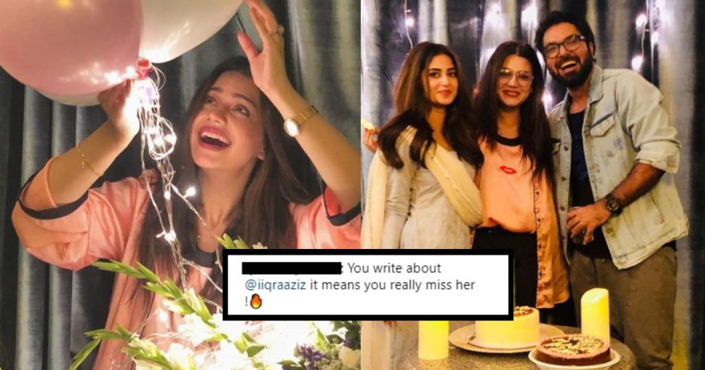 Zara Noor Got The Sweetest Surprise On Her 28th Birthday And Yasir Hussain Was REALLY Missing Iqra Aziz!