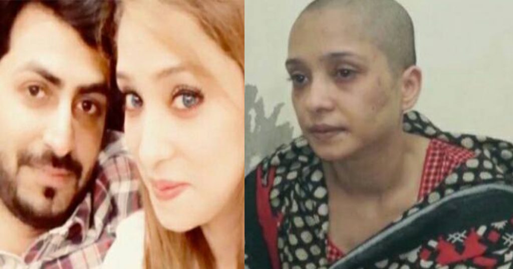 A Lahori Husband Shaved His Wife's Head Because She Refused To Dance In Front Of His Friends And This Is Sick