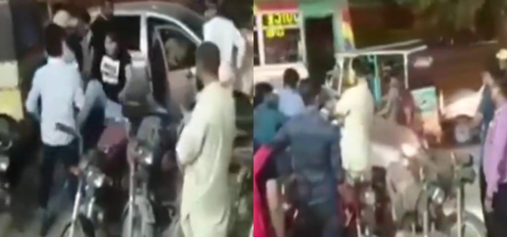 Women driving wrong way in Karachi misbehaved with Traffic police officer