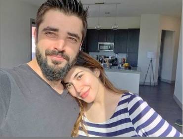 Naimal khawer Hamza Ali Abbasi Pakistani Celebrities